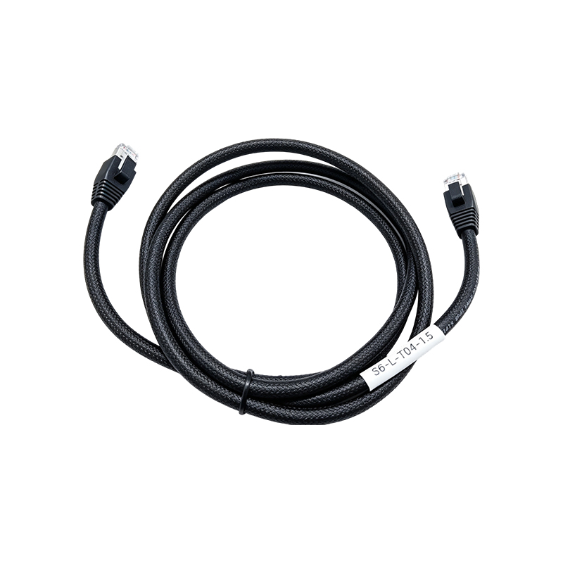 S6-L-T04-1.5 สายเคเบิลอีเธอร์เน็ตอุตสาหกรรมแบบมีชีลด์แบบถัก